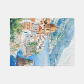 Die Amalküste, Italien Fleecedecke (Vorderseite (Horizontal))