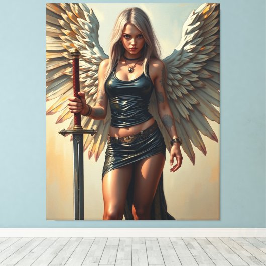 Die Amazonenkriegerinnen Leinwanddruck (Insitu (Holzboden))