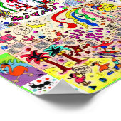 Die Ameise weiß Poster (Ecke)