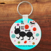 Die Ameise weiß Schlüsselanhänger (Vorderseite)