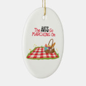 Die Ameisen gehen zu marschieren Keramik Ornament (Rechts)