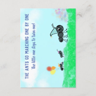 Die Ameisen marschieren eins nach dem anderen Einladung