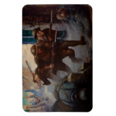Die Amerikaner im Chateau-Thierry von N. C. Wyeth Magnet (Vertikal)