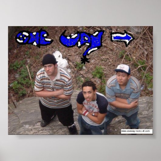 Die Amerikaner Teenage Punk Band Poster (Vorne)