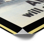 Die Amerikaner werden immer für Freiheit kämpfen Poster (Ecke)