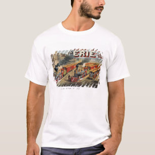 Die amerikanische Bahnszene bei Hornellsville T-Shirt
