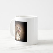 Die amerikanische blaue Pitbull Kaffeetasse (Vorderseite Links)