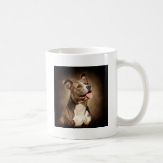 Die amerikanische blaue Pitbull Kaffeetasse