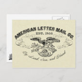 Die amerikanische Briefpostkarte Postkarte (Vorne/Hinten)