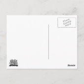 Die amerikanische Briefpostkarte Postkarte (Rückseite)