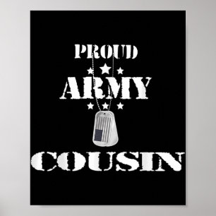 Die amerikanische Fahne für den militärischen Cous Poster