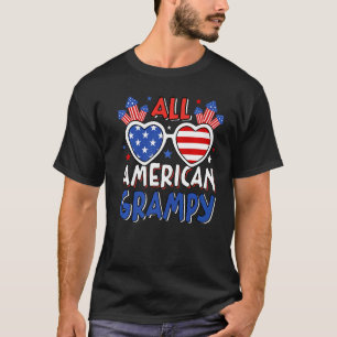 Die amerikanische Fahne "Mens All American Grampy  T-Shirt