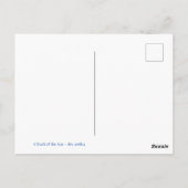 Die amerikanische Flag-Postkarte Postkarte (Rückseite)