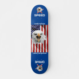 Die amerikanische Flagge, Adler, Star Patriotic Skateboard