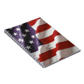 Die amerikanische Flagge - alter Ruhm Notizblock (Rechte Seite)