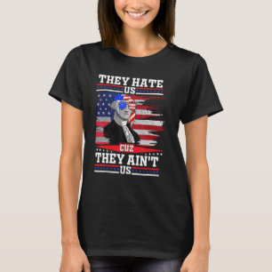 Die amerikanische Flagge am 4. Juli hasse uns Cuz T-Shirt