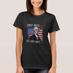 Die amerikanische Flagge am 4. Juli hasse uns Cuz T-Shirt