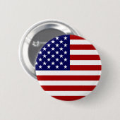 Die amerikanische Flagge Button (Vorne & Hinten)