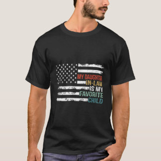 Die amerikanische Flagge, die meine Tochter im Jur T-Shirt