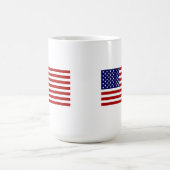 Die amerikanische Flagge Kaffeetasse (Mittel)