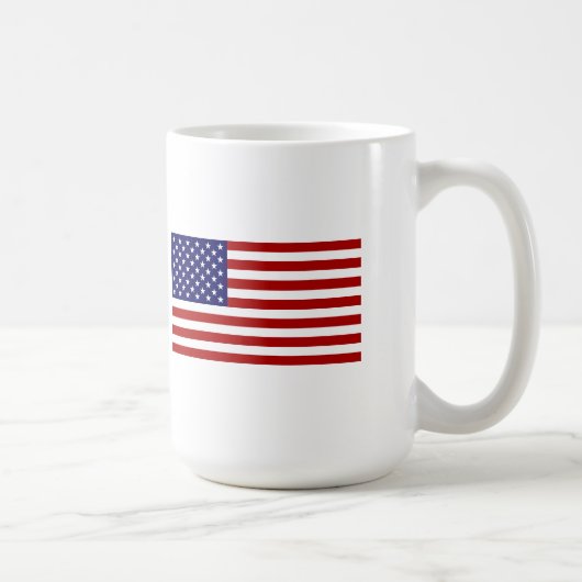 Die amerikanische Flagge Kaffeetasse (Rechts)