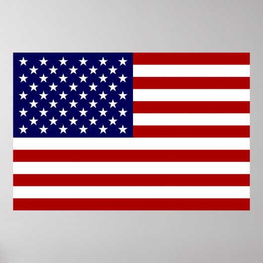 Die amerikanische Flagge Poster (Vorne)