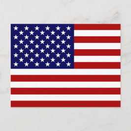 Die amerikanische Flagge Postkarte