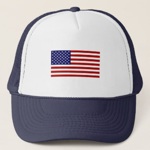 Die amerikanische Flagge Truckerkappe