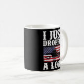 Die amerikanische Flagge von Mens habe ich gerade Kaffeetasse (VorderseiteRechts)