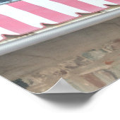 Die amerikanische Flaggenstraße Poster (Ecke)