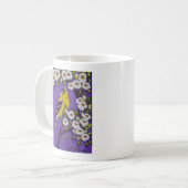 Die amerikanische Goldfinch Kaffeetasse (Vorderseite Links)