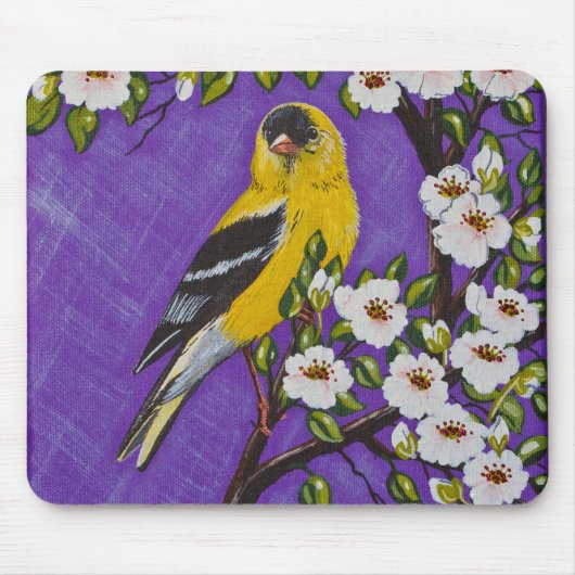 Die amerikanische Goldfinch Mousepad (Vorne)