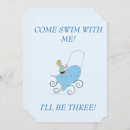 Die amerikanische große Oma sagt 12x18 Einladung (Vorne/Hinten)