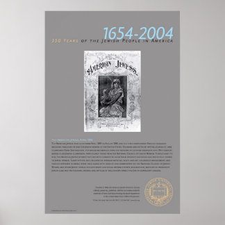 Die amerikanische Jude, April 1895 Poster