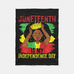 Die amerikanische Juneteenta in Afrika ist mein Un Fleecedecke