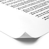 Die amerikanische liberale Grundrechtecharta Poster (Ecke)