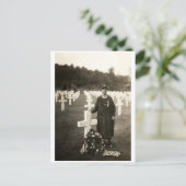 Die amerikanische Mutter des Ersten Weltkriegs bei Postkarte (Stehend Vorderseite)