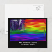 Die amerikanische Odyssey Postkarte (Vorne/Hinten)
