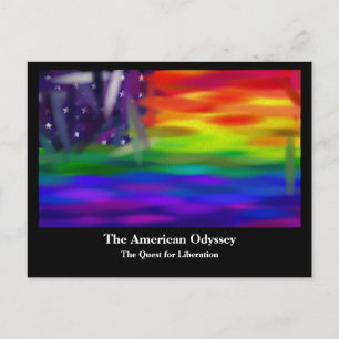 Die amerikanische Odyssey Postkarte
