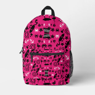 Die amerikanische Sand-and-Beach-Dekoration Bedruckter Rucksack