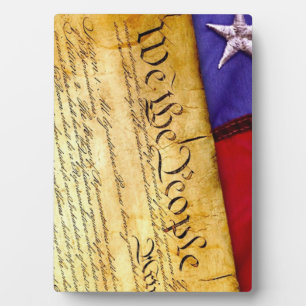 Die amerikanische Verfassung Fotoplatte