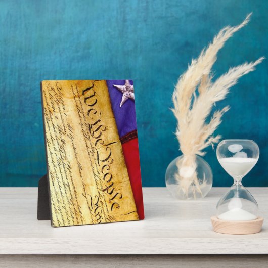 Die amerikanische Verfassung Fotoplatte (Seite)