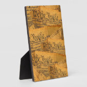 Die amerikanische Verfassung Fotoplatte (Seite)