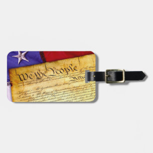 Die amerikanische Verfassung Gepäckanhänger