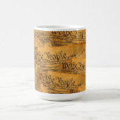 Die amerikanische Verfassung Kaffeetasse (Mittel)