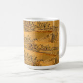 Die amerikanische Verfassung Kaffeetasse (VorderseiteRechts)