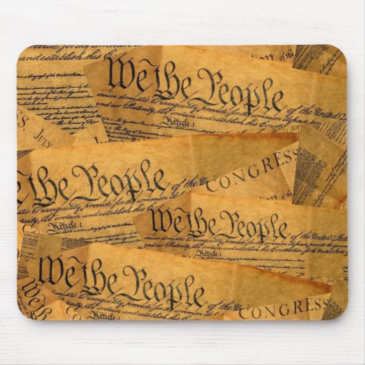 Die amerikanische Verfassung Mousepad (Vorne)