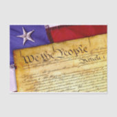 Die amerikanische Verfassung Seidenpapier (Vorderseite)