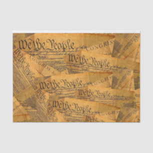 Die amerikanische Verfassung Seidenpapier