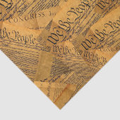 Die amerikanische Verfassung Seidenpapier (Ausschnitt)